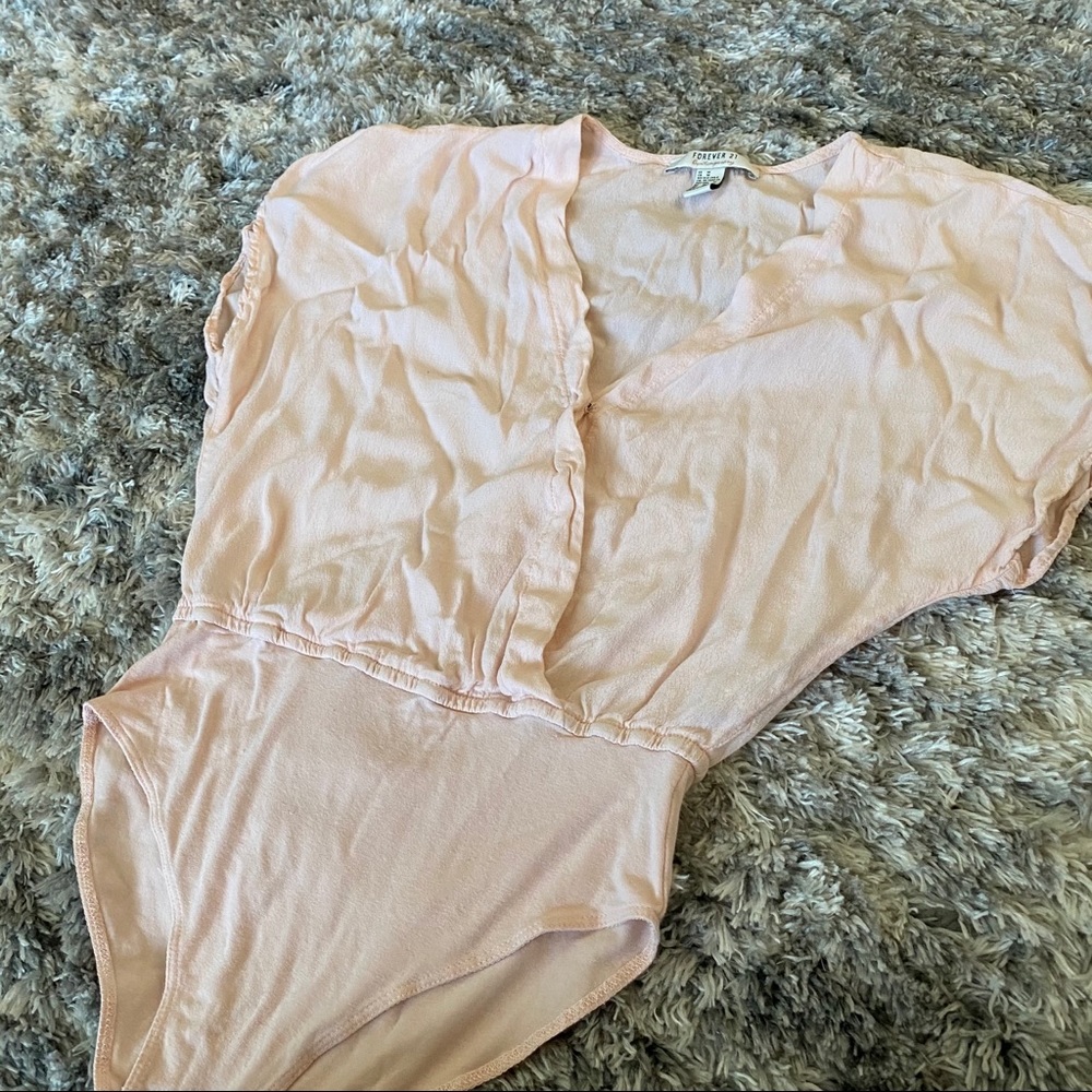 Forever21 contemporary pink bodysuit